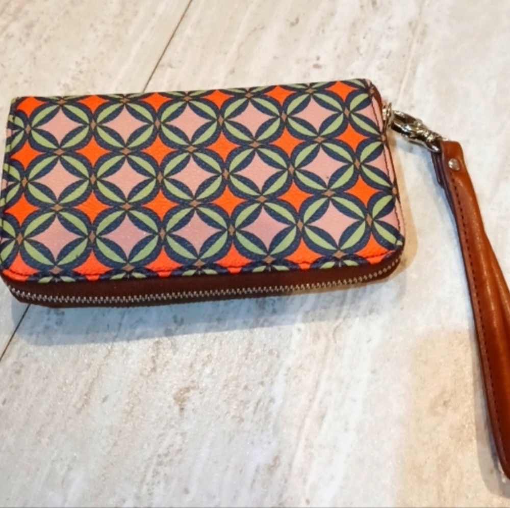 Fossil Multi-Colored Design Print Wallet - image 1